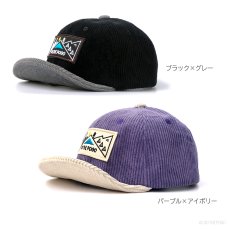 画像24: ワッペンアンパイアキャップ バイカラーコーデュロイ (24)