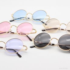 画像3: スタンダード ラウンドサングラス カラーレンズ  (3)